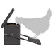 Kippen Treadle Voeder Zwart 48,5 x 39,5 x 19 cm