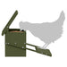 Kippen Treadle Voeder Olijf Groen 48,5 x 39,5 x 19 cm