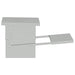 Kippen Treadle Voeder Zilver 48,5 x 39,5 x 19 cm