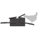 Kippen Treadle Voeder Zwart 75 x 53 x 20,5 cm Koudgewalst Staal