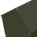 Kip voerbak Olijf Groen 40 x 40 x 45 cm Koudgewalst Staal