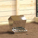Kip voerbak Zilver 40 x 40 x 45 cm Gegalvaniseerd staal