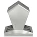 Kip voerbak Zilver 40 x 40 x 45 cm Gegalvaniseerd staal