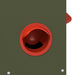 Kip voerbak Olijf Groen 32,5 x 20,5 x 43 cm Koudgewalst Staal