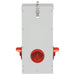 Kip voerbak Zilver 32,5 x 20,5 x 43 cm Gegalvaniseerd staal