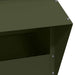 Kip voerbak Olijf Groen 20 x 25 x35 cm Koudgewalst Staal