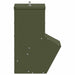 Kip voerbak Olijf Groen 20 x 25 x35 cm Koudgewalst Staal