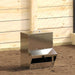 Kip voerbak Zilver 20 x 25 x35 cm Gegalvaniseerd staal