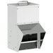 Kip voerbak Zilver 20 x 25 x35 cm Gegalvaniseerd staal