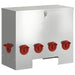 Kip voerbak 2 Zilver 60,5 x 29 x 51 cm 25 kg