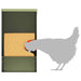 Kip voerbak 2 Olijf Groen 40,5 x 25 x 38 cm 20 kg