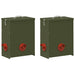 Kip voerbak 2 Olijf Groen 32,5 x 20,5 x 43 cm 25 kg