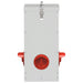 Kip voerbak 2 Zilver 32,5 x 20,5 x 43 cm 25 kg