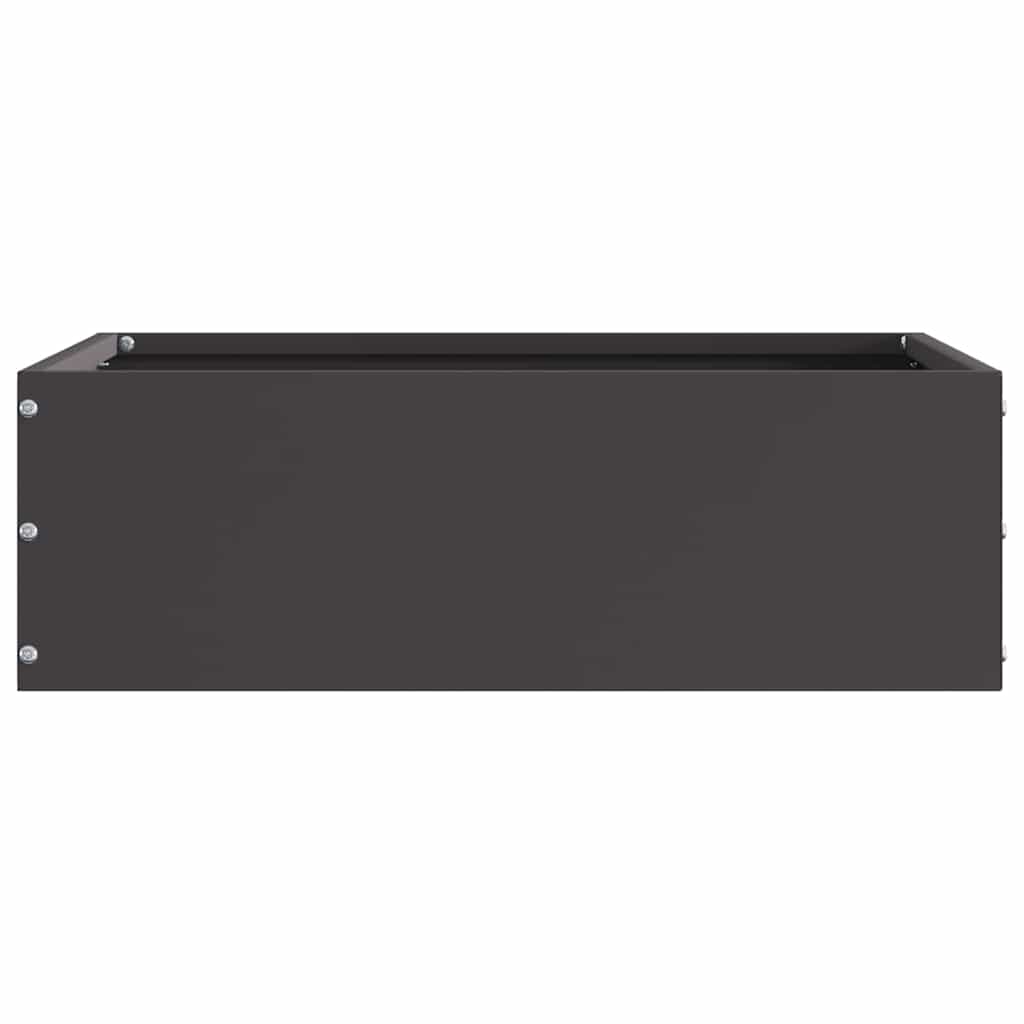 Tuinrand 6 st 40 x 40 x 13 cm Staal Zwart
