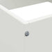 Tuinrand Wit 40 x 40 x 13 cm Staal