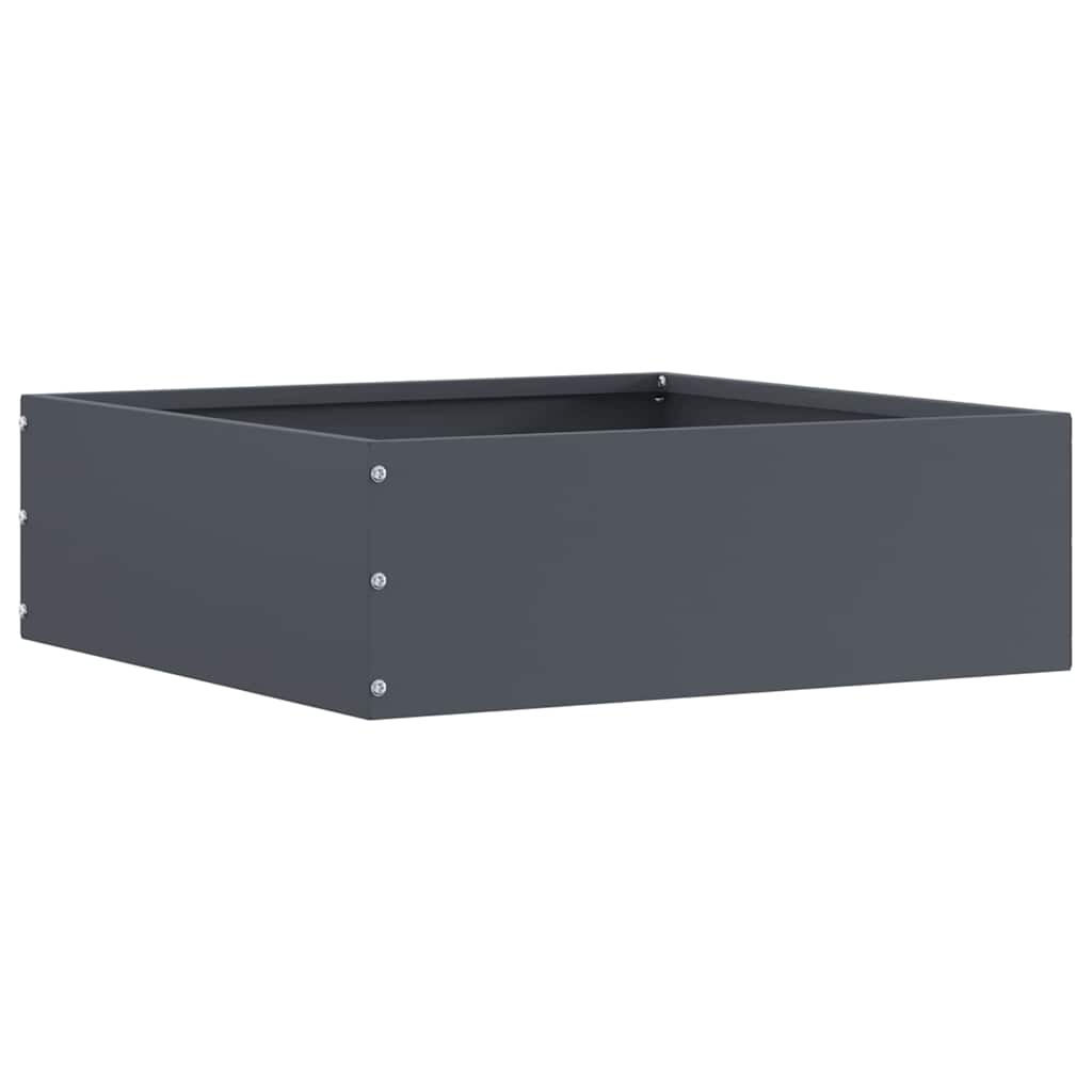 Tuinrand Antraciet 40 x 40 x 13 cm Staal