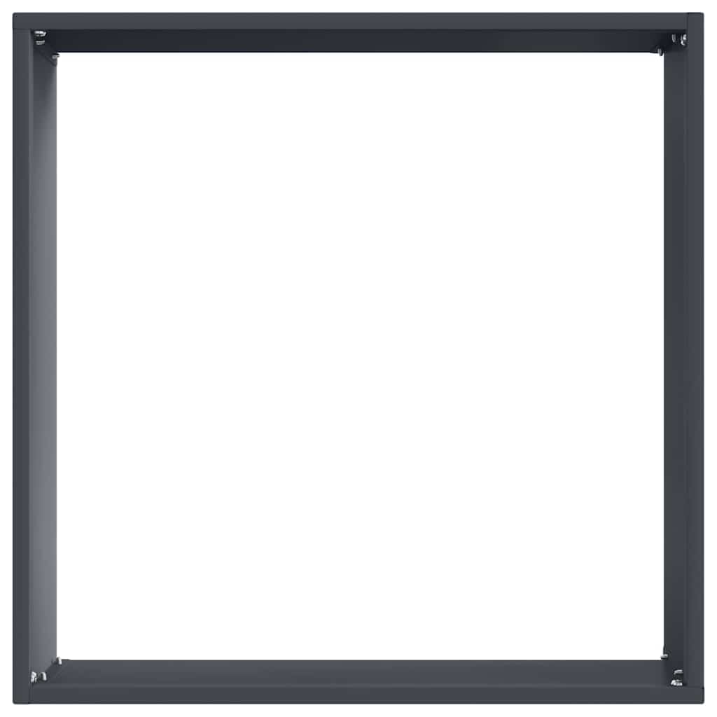 Tuinrand Antraciet 40 x 40 x 13 cm Staal