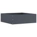 Tuinrand 6 st 40 x 40 x 13 cm Staal Antraciet