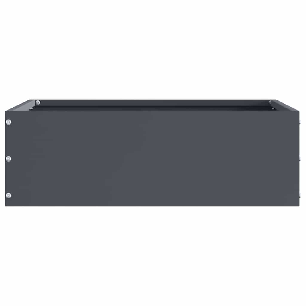Tuinrand 6 st 40 x 40 x 13 cm Staal Antraciet