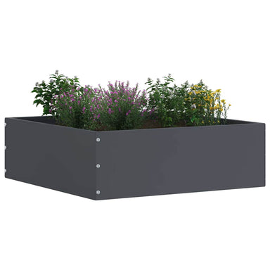 Tuinrand 6 st 40 x 40 x 13 cm Staal Antraciet