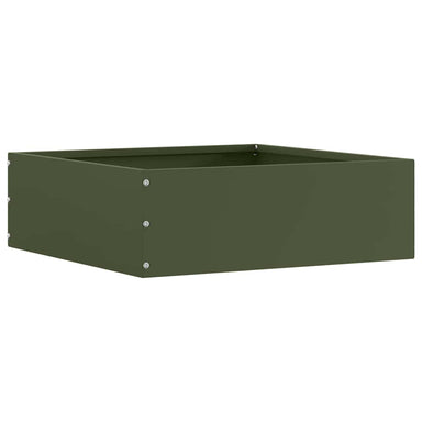 Tuinrand Olijf Groen 40 x 40 x 13 cm Staal
