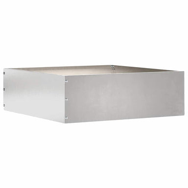 Tuinrand Zilver 40 x 40 x 13 cm Roestvrij staal