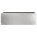 Tuinrand 6 st 40 x 40 x 13 cm Roestvrij staal Zilver