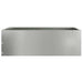 Tuinrand Zilver 40 x 40 x 13 cm Gegalvaniseerd staal