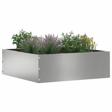 Tuinrand Zilver 40 x 40 x 13 cm Gegalvaniseerd staal