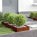 Tuinrand 6 st 40 x 40 x 13 cm Cortenstaal Roestig