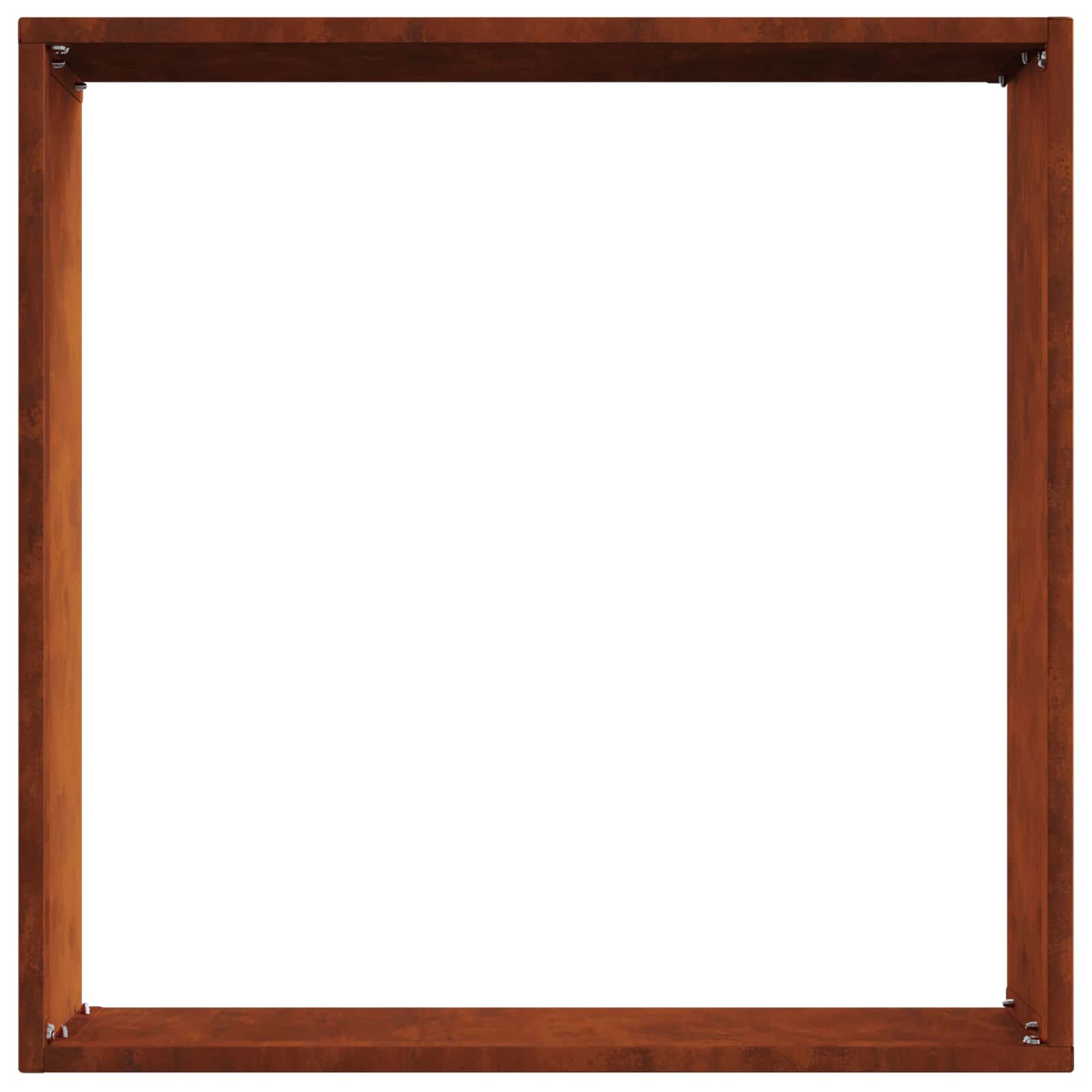 Tuinrand 6 st 40 x 40 x 13 cm Cortenstaal Roestig