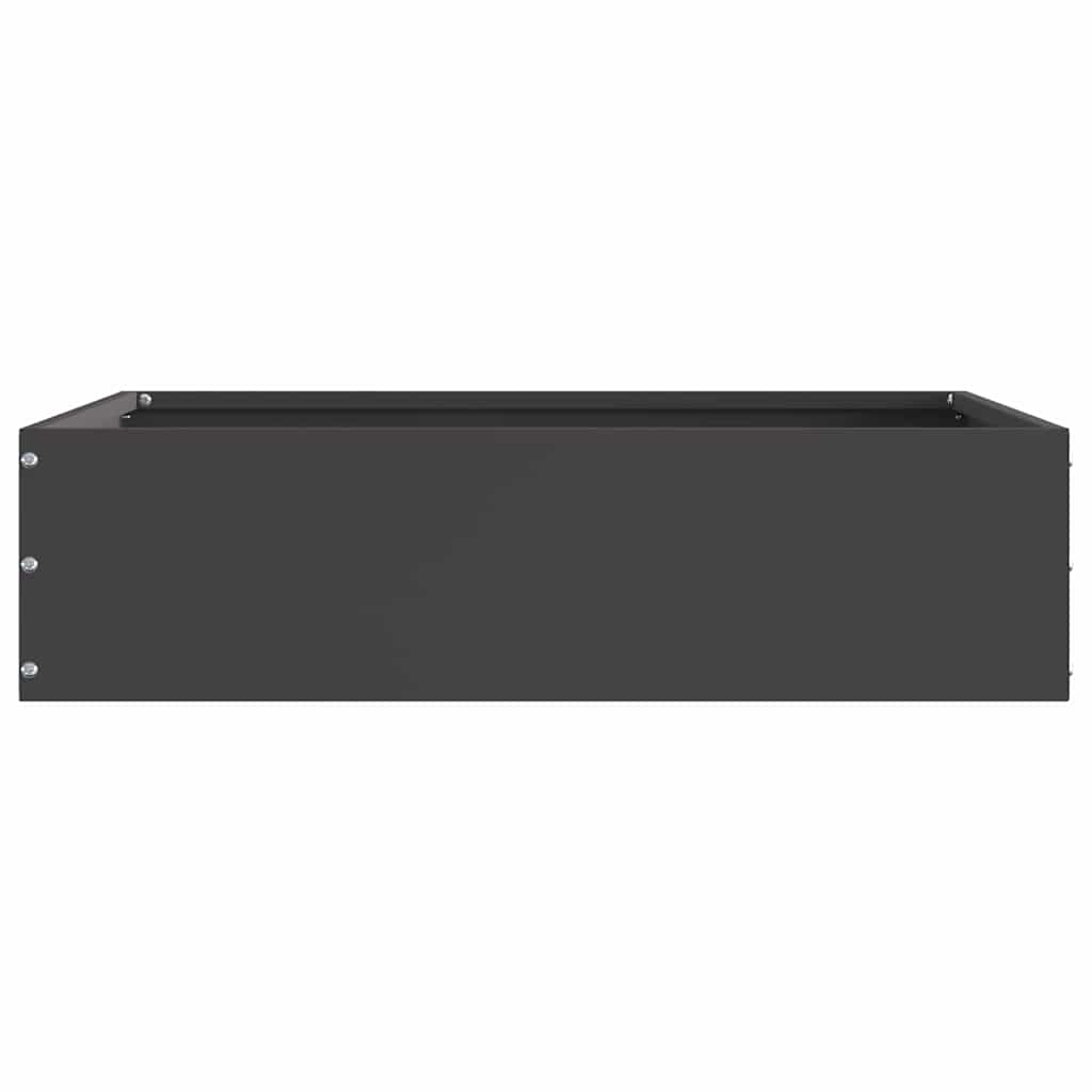 Tuinrand 6 st 50 x 50 x 13 cm Staal Zwart