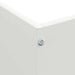 Tuinrand Wit 50 x 50 x 13 cm Staal