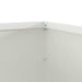 Tuinrand Wit 50 x 50 x 13 cm Staal