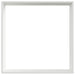 Tuinrand Wit 50 x 50 x 13 cm Staal