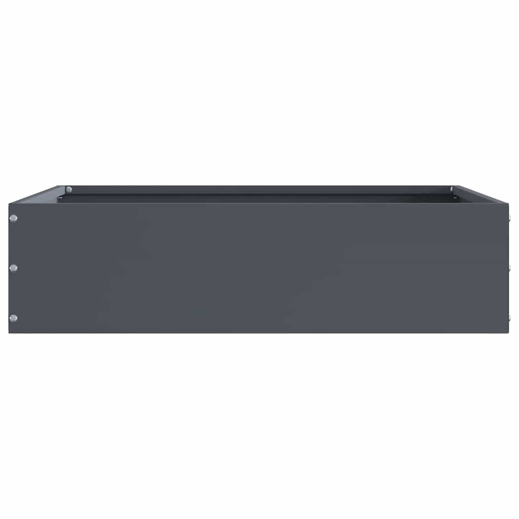 Tuinrand 6 st 50 x 50 x 13 cm Staal Antraciet