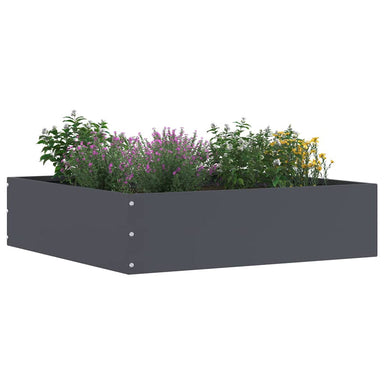 Tuinrand 6 st 50 x 50 x 13 cm Staal Antraciet
