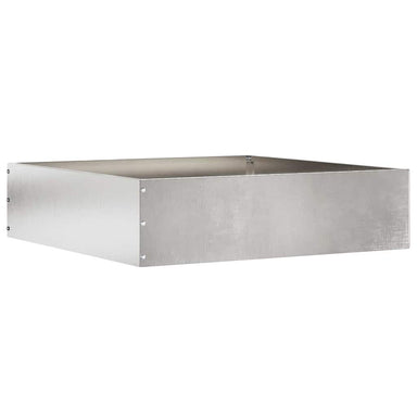 Tuinrand Zilver 50 x 50 x 13 cm Roestvrij staal