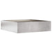 Tuinrand 6 st 50 x 50 x 13 cm Roestvrij staal Zilver