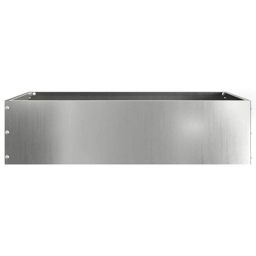Tuinrand Zilver 50 x 50 x 13 cm Gegalvaniseerd staal