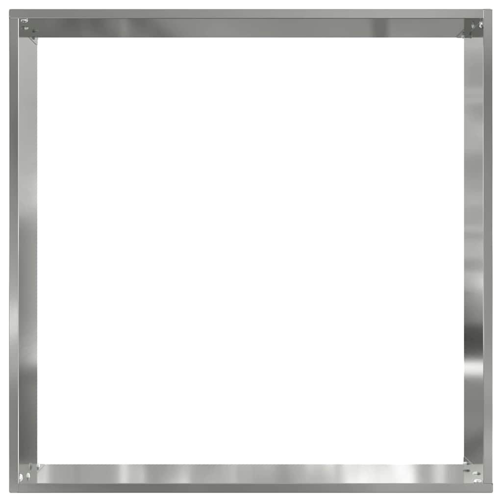 Tuinrand 6 st 50 x 50 x 13 cm Gegalvaniseerd staal Zilver
