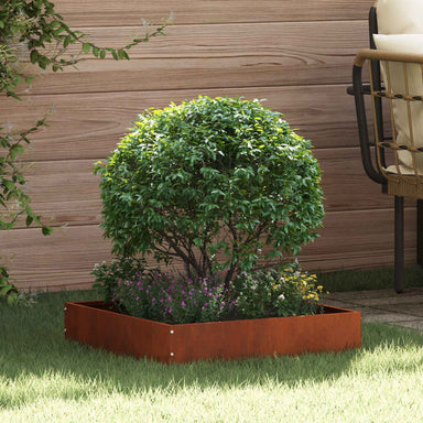 Tuinrand Roestig 50 x 50 x 13 cm Cortenstaal