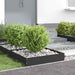 Tuinrand 6 st 60 x 60 x 13 cm Staal Zwart