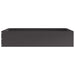 Tuinrand 6 st 60 x 60 x 13 cm Staal Zwart
