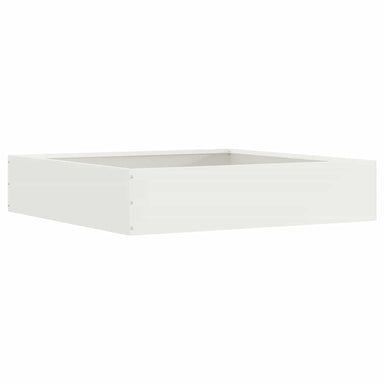 Tuinrand Wit 60 x 60 x 13 cm Staal
