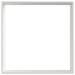 Tuinrand Wit 60 x 60 x 13 cm Staal