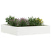 Tuinrand 6 st 60 x 60 x 13 cm Staal Wit