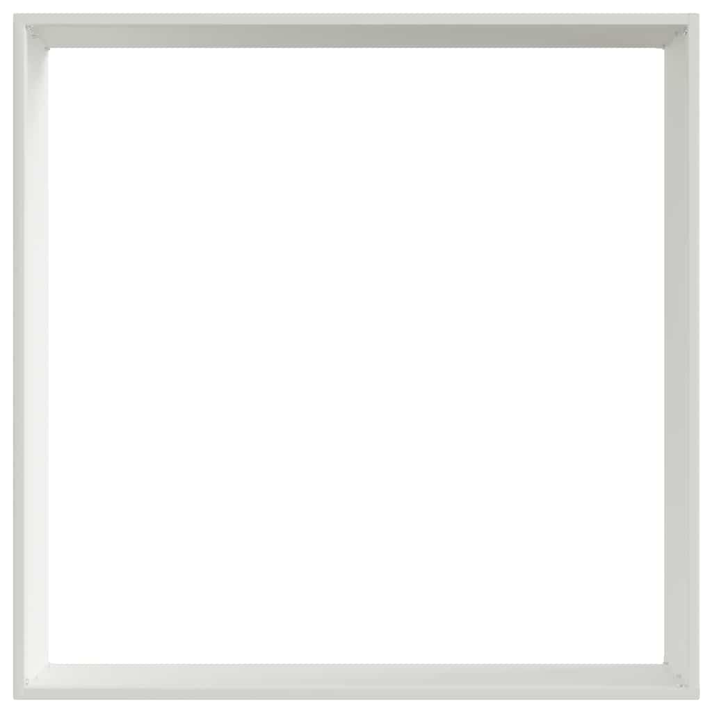Tuinrand 6 st 60 x 60 x 13 cm Staal Wit