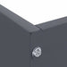 Tuinrand 6 st 60 x 60 x 13 cm Staal Antraciet