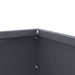 Tuinrand 6 st 60 x 60 x 13 cm Staal Antraciet